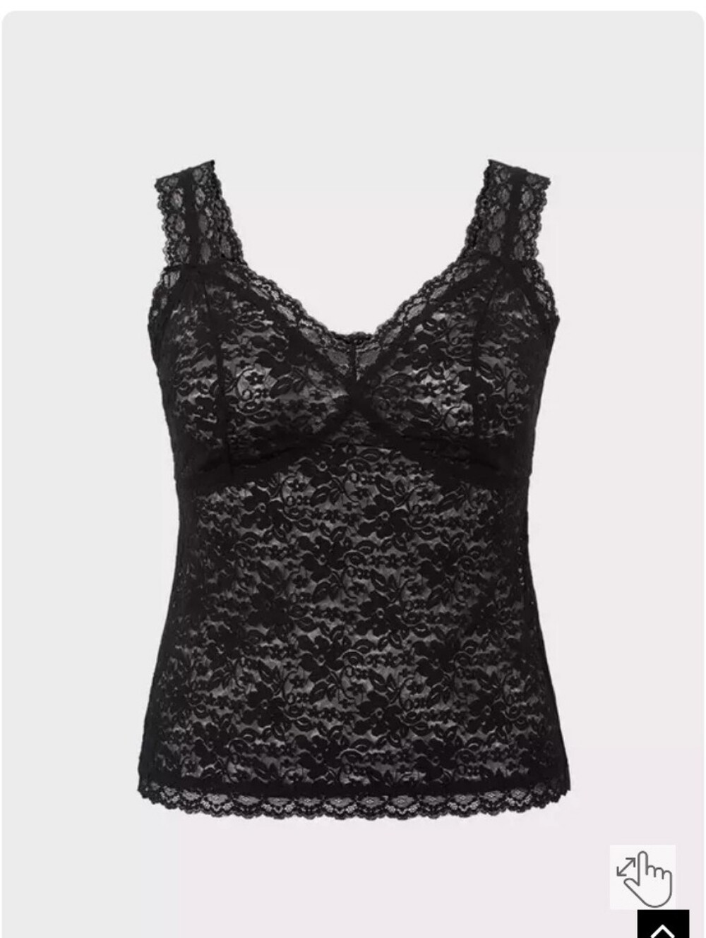 NWT TORRID Black Lace Brami Torrid Size 3 (22-24)